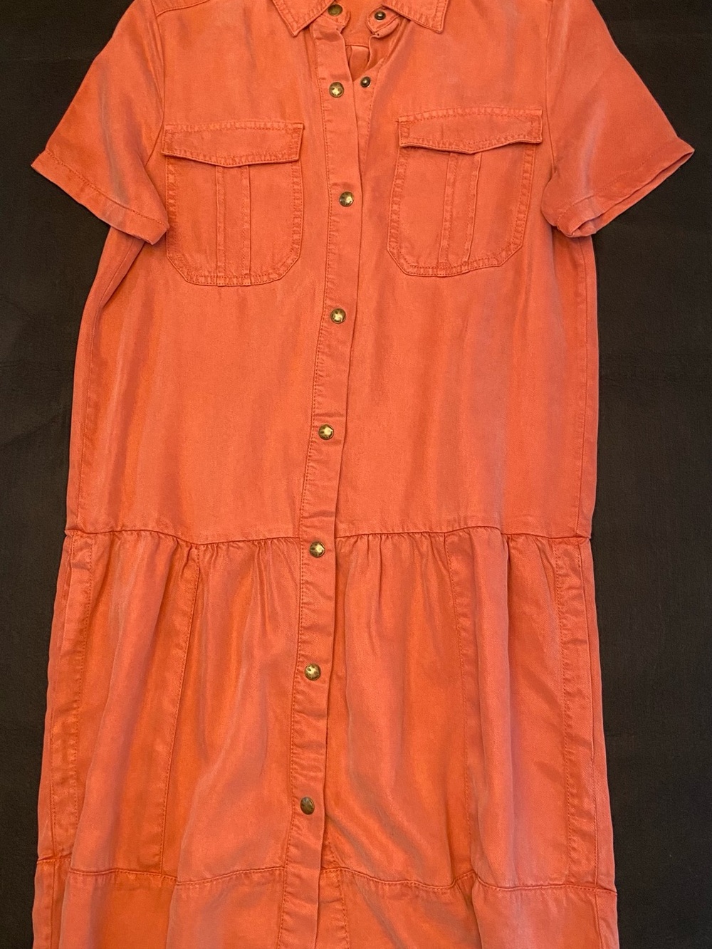 Max Jeans Coral Button-Front Shirt Women’s Dress